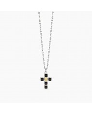 Mabina Uomo  Collana in argento 925/°°° zirconi