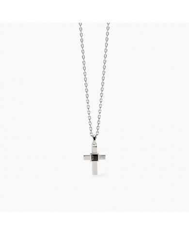 Mabina Uomo  Collana in argento 925/°°° zirconi