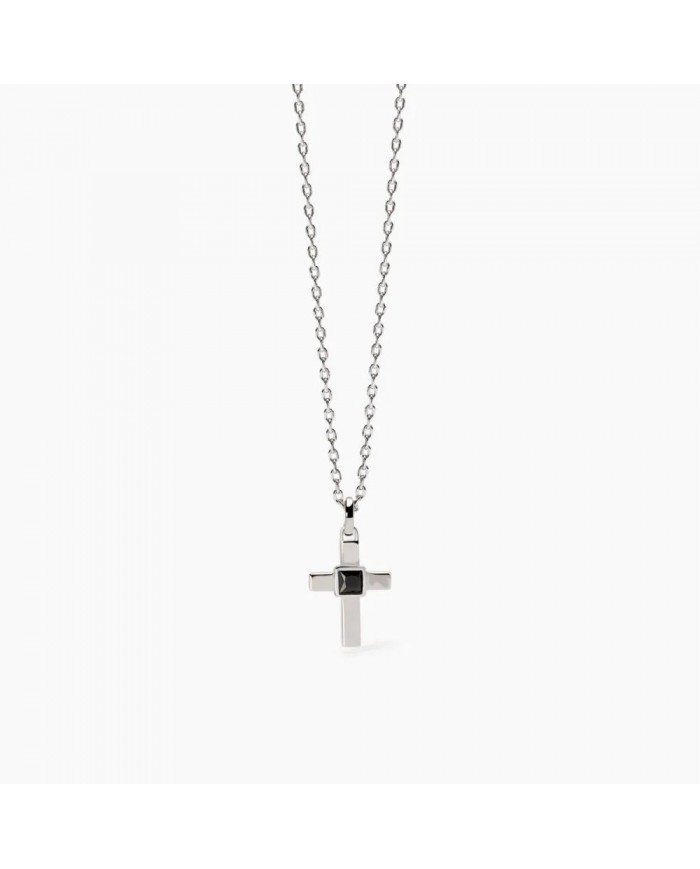 Mabina Uomo  Collana in argento 925/°°° zirconi