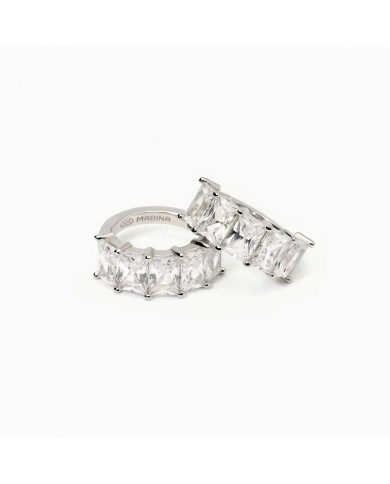 Mabina donnaOrecchini in argento 925/°°°   zirconi