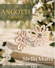Orecchini in argento 925/°°° con smalto bianco Collezionei "Stella Maris"